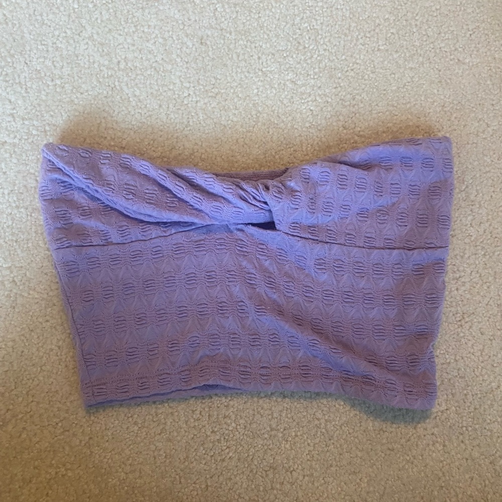 SHEIN purple crop top